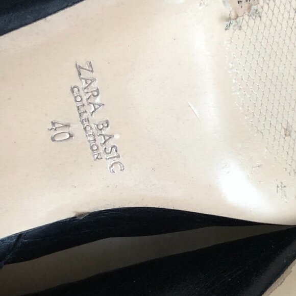 Zara Basic Collection Block Heel Bootie NEW - Picture 6 of 9